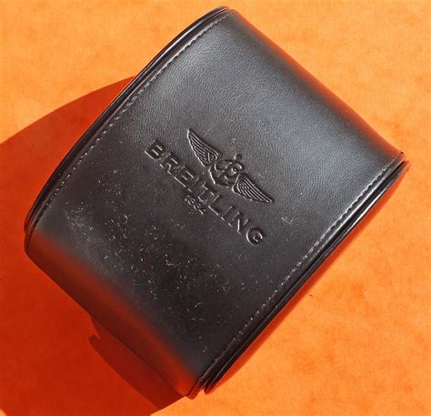 breitling plaue or 350 watch case|Breitling Leather Watch Boxes & Cases for sale .